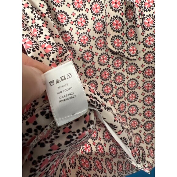 Ann Taylor Loft XS Print Long Sleeve Blouse - Picture 6 of 7
